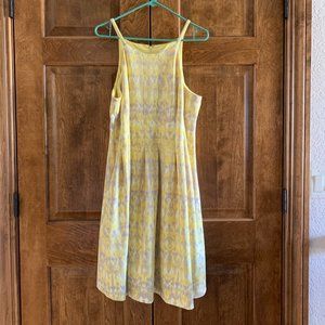 Calvin Klein Sunny Yellow Spaghetti Strap Dress - Size Women's 14